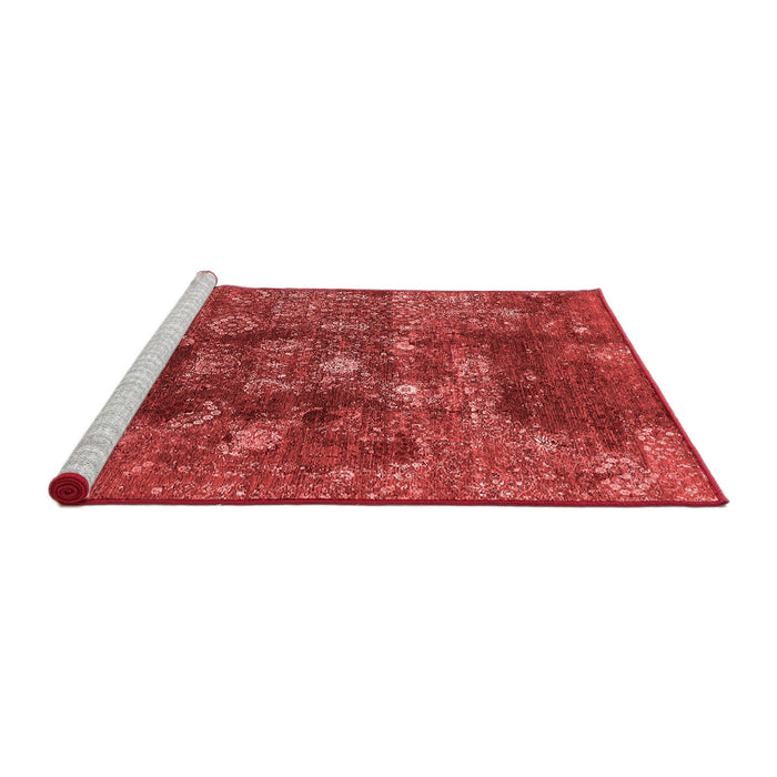 Industrial Red Washable Rugs
