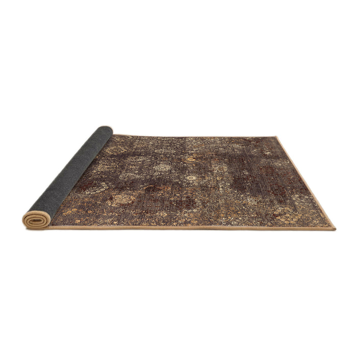 Sideview of Oriental Brown Industrial Rug, urb1434brn