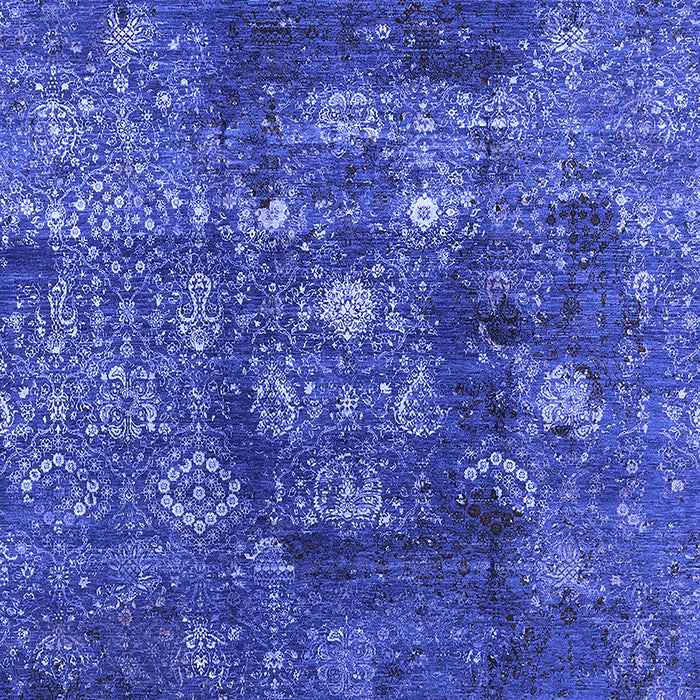 Oriental Blue Industrial Rug, urb1434blu