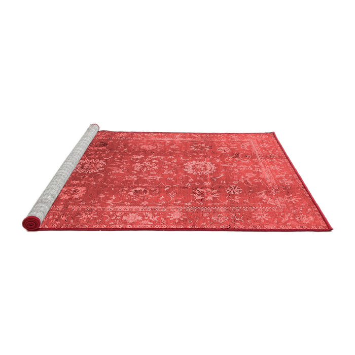 Industrial Red Washable Rugs