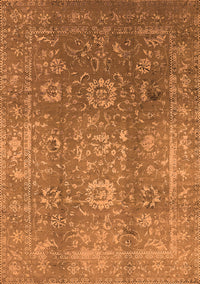 Oriental Orange Industrial Rug, urb1435org