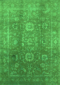 Oriental Green Industrial Rug, urb1435grn