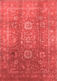 Oriental Red Industrial Rug, urb1435red