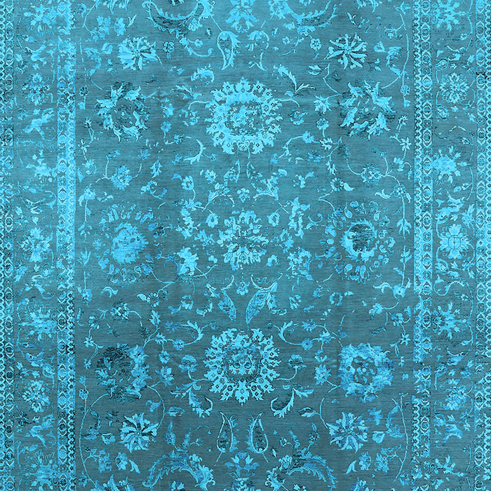 Oriental Light Blue Industrial Rug, urb1435lblu