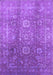 Machine Washable Oriental Purple Industrial Area Rugs, wshurb1435pur