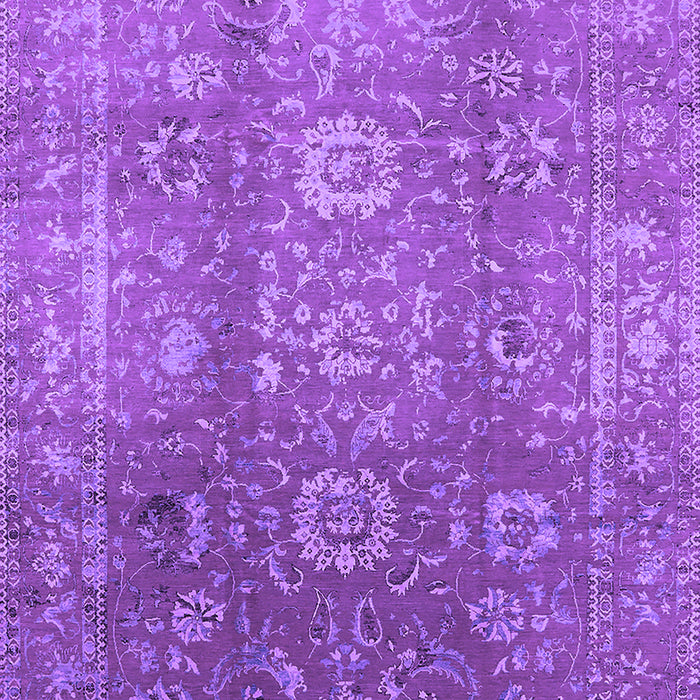 Machine Washable Oriental Purple Industrial Area Rugs, wshurb1435pur
