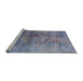 Sideview of Machine Washable Industrial Modern Grape Purple Rug, wshurb1436