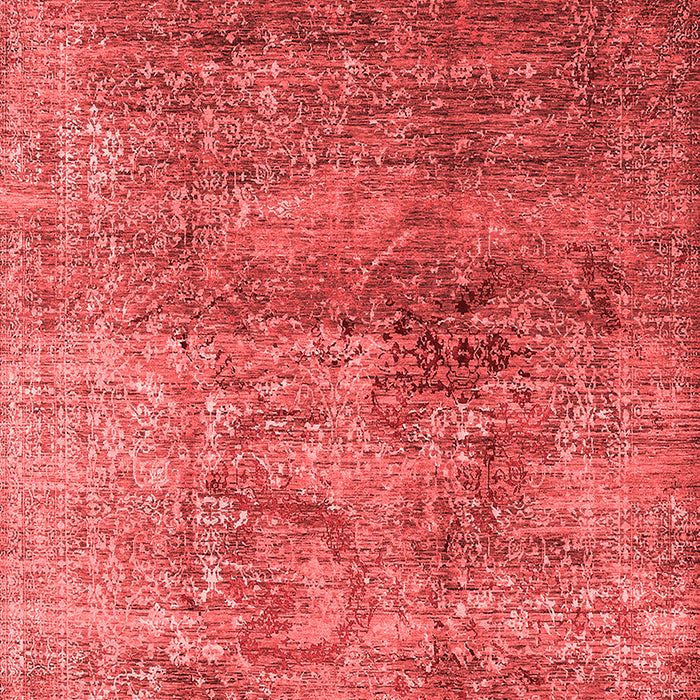 Machine Washable Oriental Red Industrial Rug, wshurb1436red