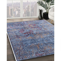 Mid-Century Modern Purple Oriental Rug, urb1436