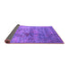 Sideview of Oriental Purple Industrial Rug, urb1436pur