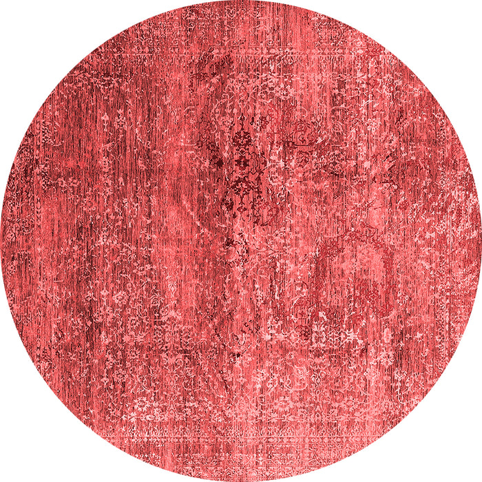 Machine Washable Oriental Red Industrial Rug, wshurb1436red
