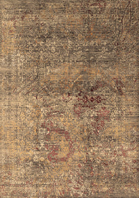 Oriental Brown Industrial Rug, urb1436brn