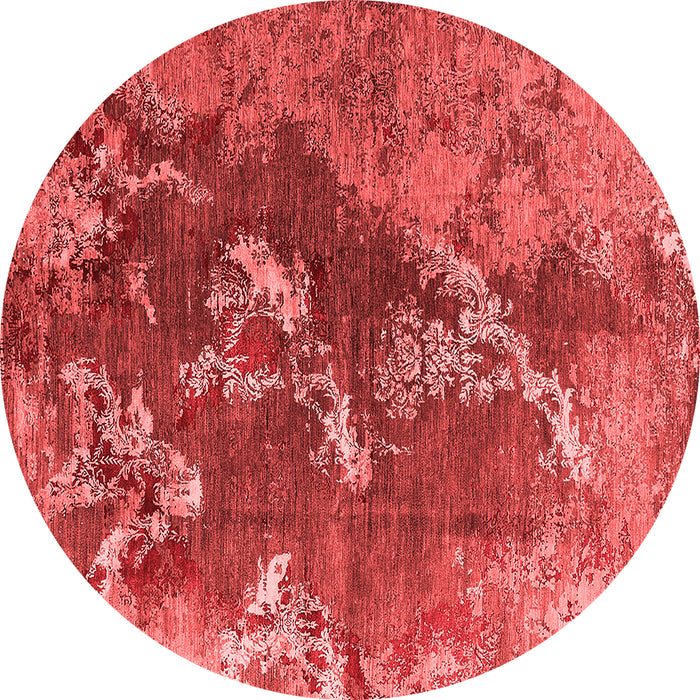 Machine Washable Oriental Red Industrial Rug, wshurb1437red