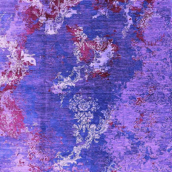 Machine Washable Oriental Purple Industrial Area Rugs, wshurb1437pur