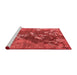 Industrial Red Washable Rugs