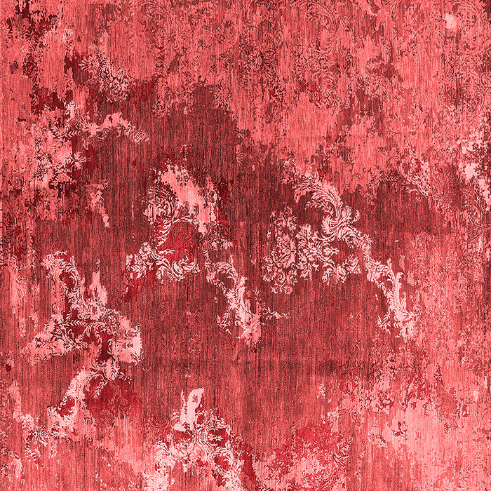 Machine Washable Oriental Red Industrial Rug, wshurb1437red