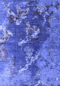 Oriental Blue Industrial Rug, urb1437blu