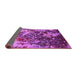 Sideview of Oriental Pink Industrial Rug, urb1438pnk