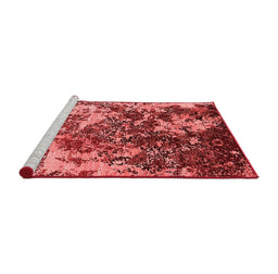 Industrial Red Washable Rugs