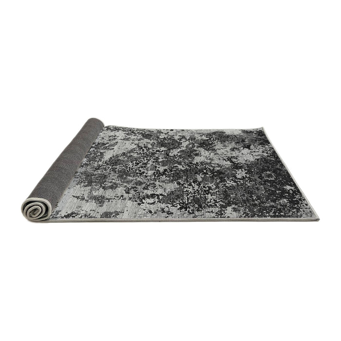 Sideview of Oriental Gray Industrial Rug, urb1438gry