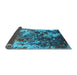 Sideview of Oriental Light Blue Industrial Rug, urb1438lblu