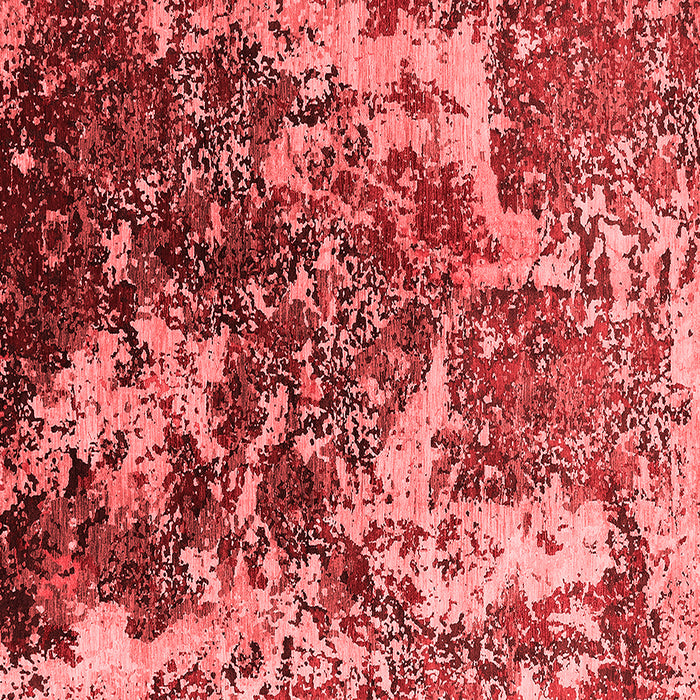 Machine Washable Oriental Red Industrial Rug, wshurb1438red