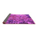 Sideview of Oriental Pink Industrial Rug, urb1439pnk