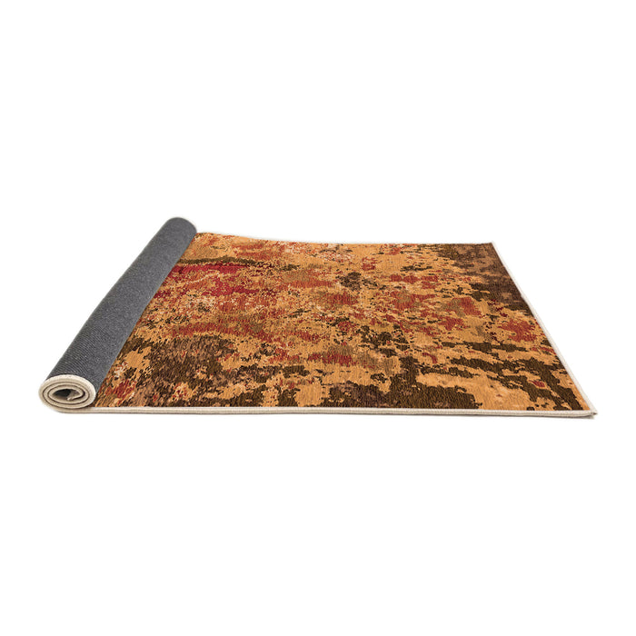 Sideview of Oriental Orange Industrial Rug, urb1439org