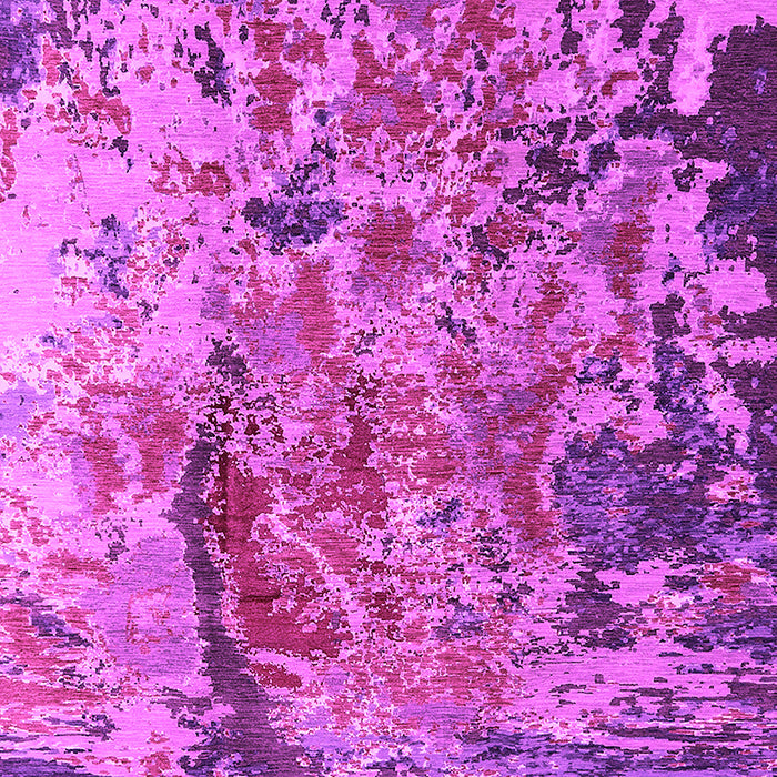 Machine Washable Oriental Pink Industrial Rug, wshurb1439pnk