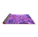 Sideview of Oriental Purple Industrial Rug, urb1439pur