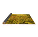 Sideview of Oriental Yellow Industrial Rug, urb1439yw