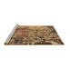 Sideview of Machine Washable Oriental Brown Industrial Rug, wshurb1439brn