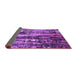 Sideview of Oriental Purple Industrial Rug, urb1440pur