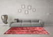 Industrial Red Washable Rugs