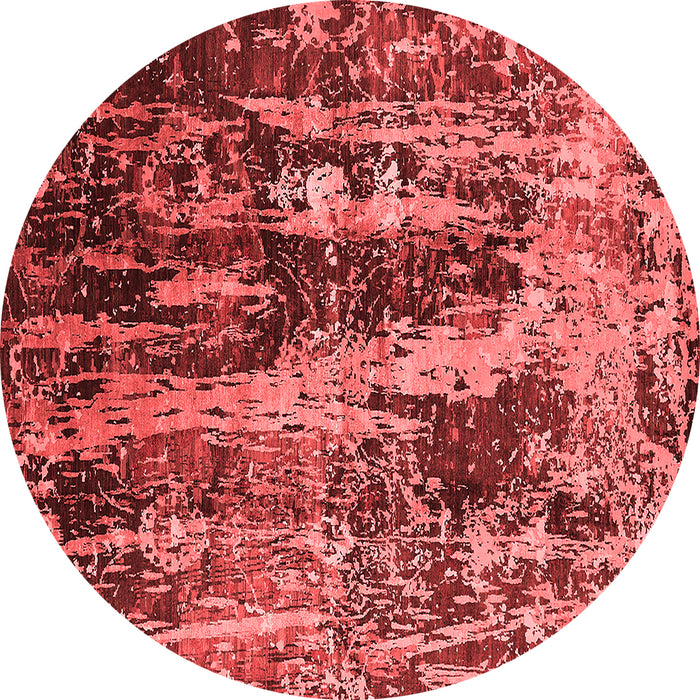 Machine Washable Oriental Red Industrial Rug, wshurb1440red