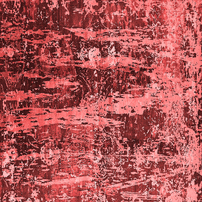 Machine Washable Oriental Red Industrial Rug, wshurb1440red