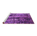 Sideview of Machine Washable Oriental Purple Industrial Area Rugs, wshurb1440pur