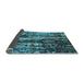 Sideview of Oriental Light Blue Industrial Rug, urb1440lblu