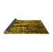 Sideview of Oriental Yellow Industrial Rug, urb1440yw