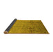 Sideview of Oriental Yellow Industrial Rug, urb1441yw