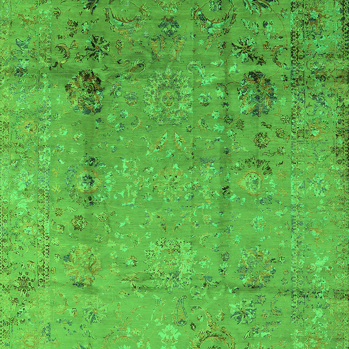 Oriental Green Industrial Rug, urb1441grn