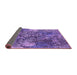 Sideview of Oriental Purple Industrial Rug, urb1442pur