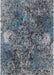 Mid-Century Modern Blue Oriental Rug, urb1442