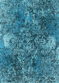 Oriental Light Blue Industrial Rug, urb1442lblu