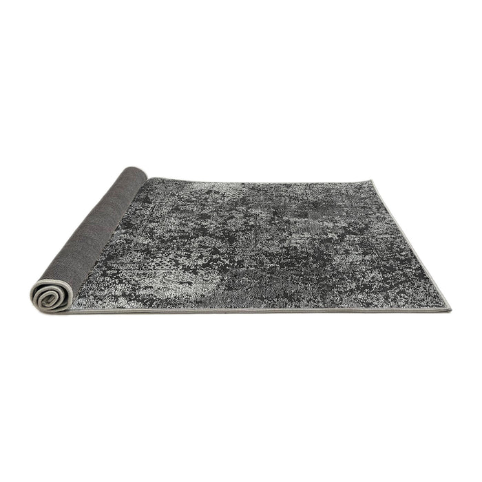 Sideview of Oriental Gray Industrial Rug, urb1442gry