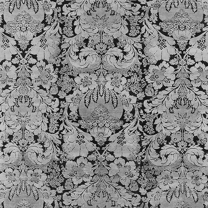 Machine Washable Oriental Gray Industrial Rug, wshurb1443gry