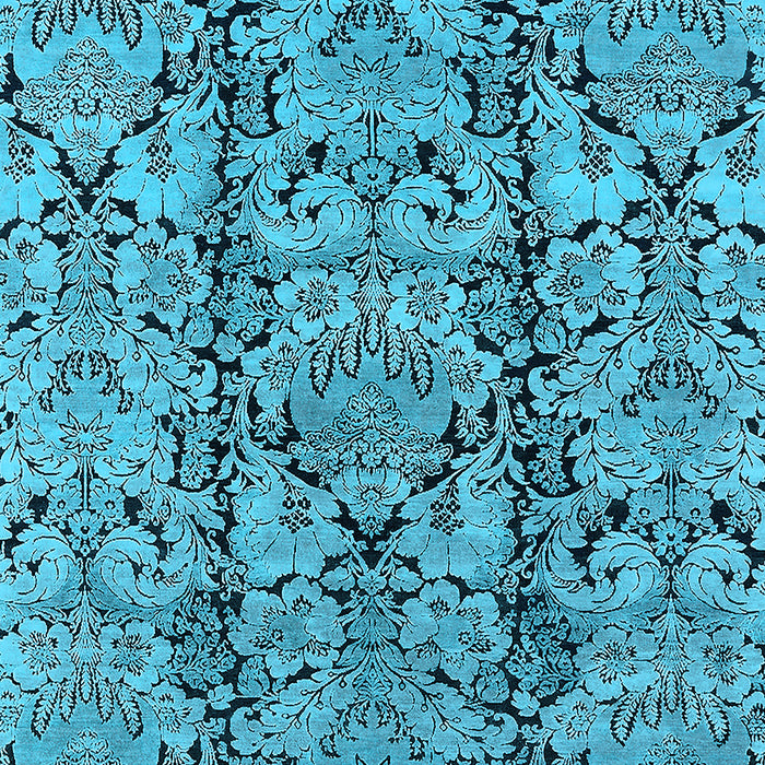 Oriental Light Blue Industrial Rug, urb1443lblu