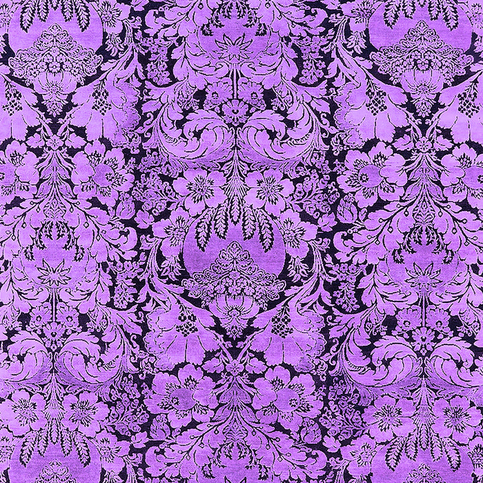 Machine Washable Oriental Purple Industrial Area Rugs, wshurb1443pur