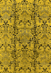 Oriental Yellow Industrial Rug, urb1443yw