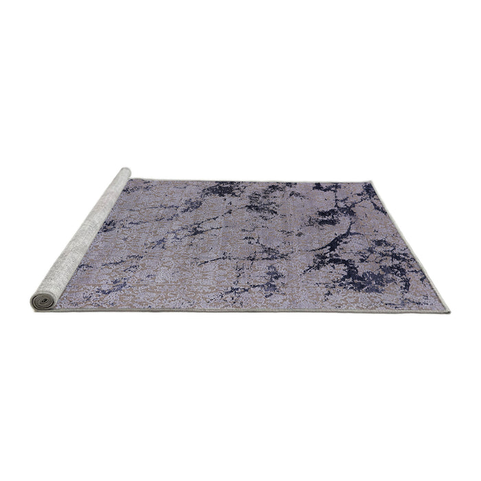 Sideview of Machine Washable Industrial Modern Viola Purple Rug, wshurb1444